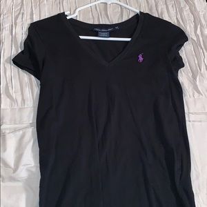 Black Polo Ralph Lauren V-neck